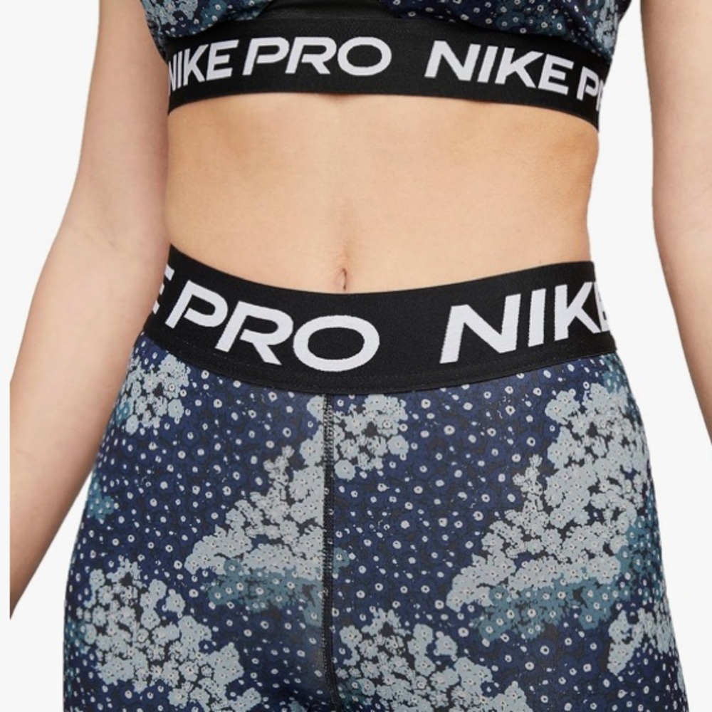 Nike Pro Floral Women's Printed Training Leggings - Picture 7 of 8